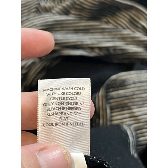 J. JILL Wherever Collection Striped Long Sleeve tunic Top Sz Small - Picture 13 of 13